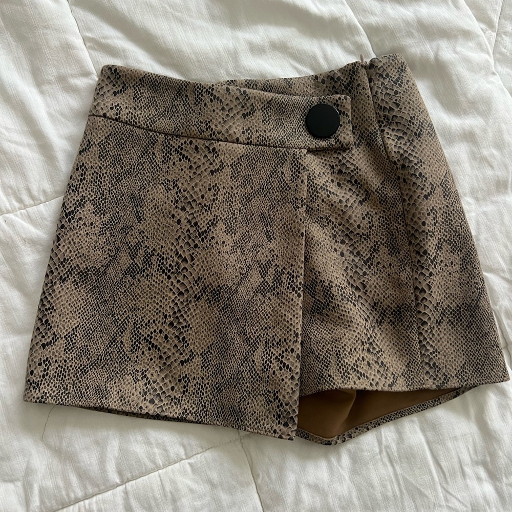 Zara leather skirt